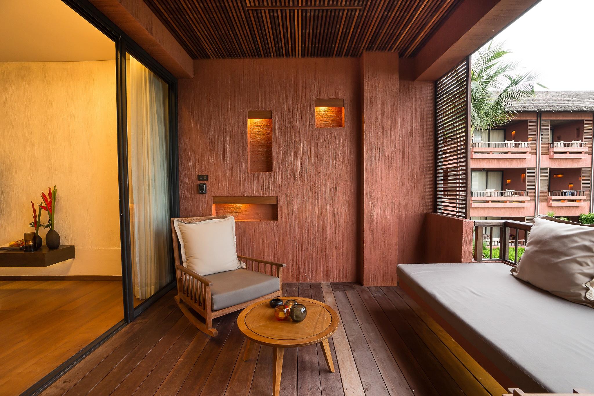 Hansar Samui Resort & Spa - Sha Extra Plus Bophut Exterior photo A balcony at the hotel